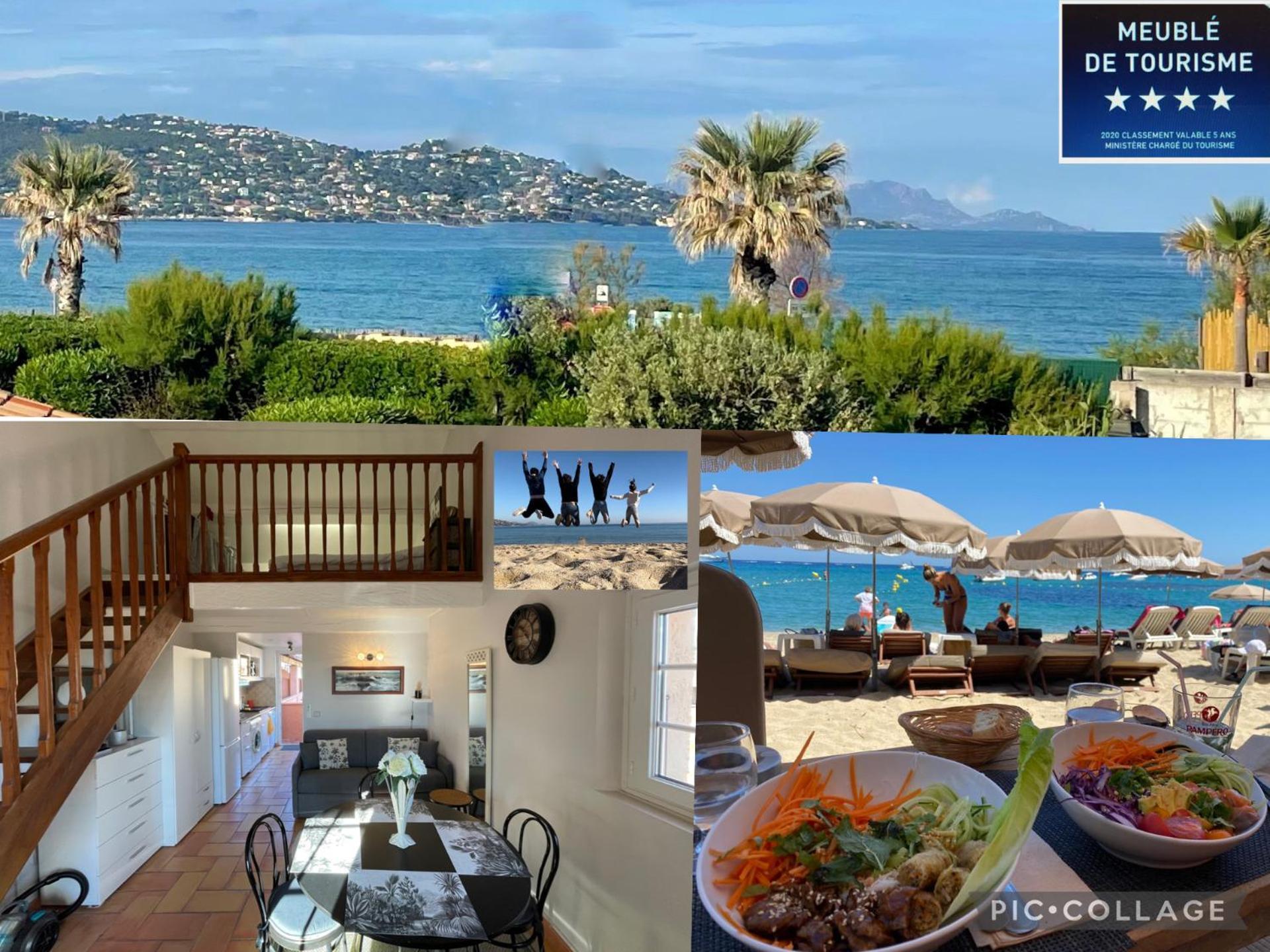 Sainte Maxime France 4 Etoiles Front De Mer Plage De La Nartelle Exterior photo
